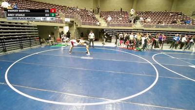 132 lbs 3rd Place Match - Parker Martell, Legends Of Gold Las Vegas vs Brey Stahle, Idaho Gold