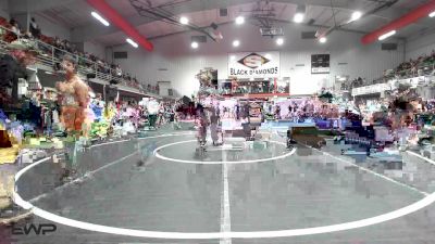 110 lbs Quarterfinal - Brantley Allison, Warner Eagles Youth Wrestling vs Ashton Aikey, Pocola Youth Wrestling