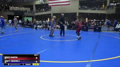 132 lbs Champ. Round 2 - Brice Martin, OK vs Brett Graves Ii, OH