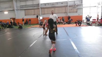 52-56 lbs 3rd Place Match - Destiny Victory Wren, Donahue Wrestling Academy vs Tucker Fry, Chapmanville