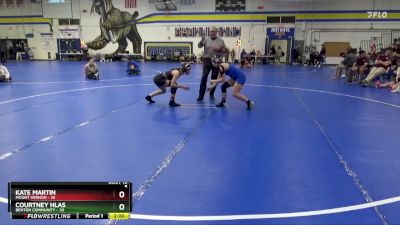 110 lbs Placement Matches (8 Team) - Courtney Hlas, Benton Community vs Kate Martin, Mount Vernon