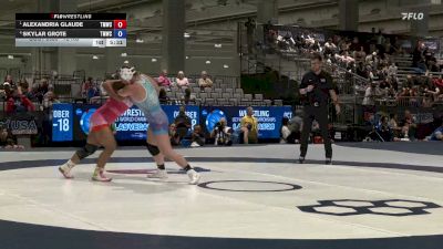 72 kg Semis - Alexandria Glaude, Titan Mercury Wrestling Club (TMWC) vs Skylar Grote, Titan Mercury Wrestling Club (TMWC)