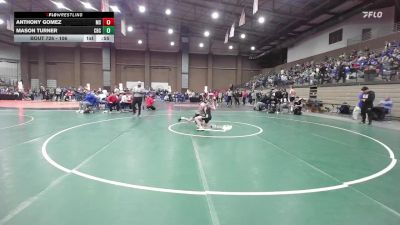 106 lbs Cons. Round 2 - Mason Turner, Christian Brothers College vs Anthony Gomez, Millard South