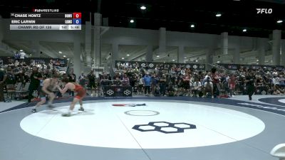 74 kg Champ. Rd Of 128 - Chase Hontz, Blue & Gold Wrestling Club vs Eric Larwin, La Grande Mat Club