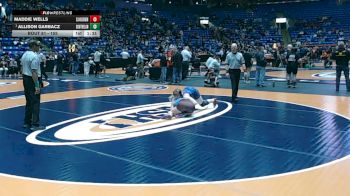 155 lbs Champ. Round 1 - Allison Garbacz, South Elgin vs Maddie Wells, St. Joseph (S.J.-Ogden)