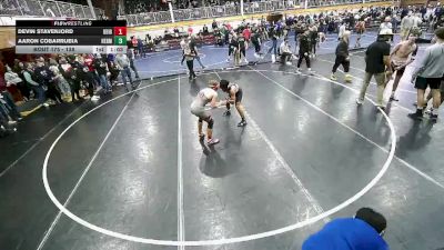 138 lbs Champ. Round 2 - Aaron Cobarrubia, Hermiston vs Devin Stavenjord, University