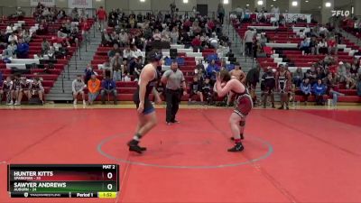 190 lbs Round 2 (16 Team) - Hunter Kitts, Sparkman vs Sawyer Andrews, Auburn