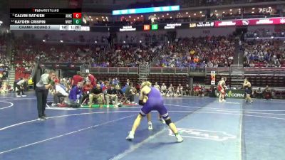 3A-165 lbs Champ. Round 2 - Calvin Rathjen, Ankeny vs Kayden Crispin, Waukee