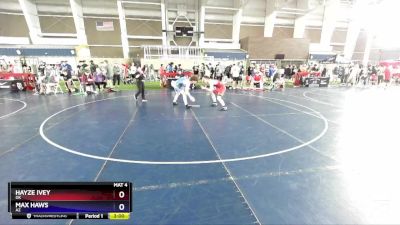 157 lbs Cons. Round 4 - Hayze Ivey, OK vs Max Haws, AZ