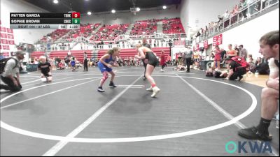 97 lbs Rr Rnd 3 - Payten Garcia, Tonkawa Takedown Club vs Sophie Brown, Choctaw Ironman
