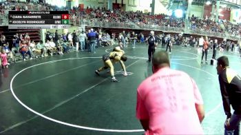 138 lbs Champ. Round 1 - Jocelyn Rodriguez, Gretna Youth Wrestling Club vs Ciara Navarrete, Grand Island Legacy Girls Wrestling Club