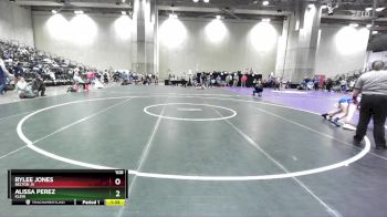 100 lbs Champ. Round 2 - Rylee Jones, Belton JV vs Alissa Perez, Klein