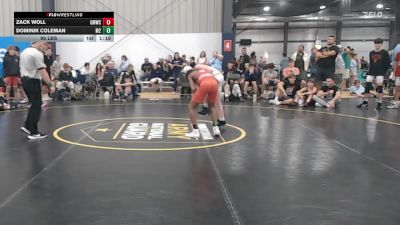 95 lbs Rr Rnd 5 - Zack Woll, Gold Medal WC - BHS vs Dominik Coleman, M2 Training Center - BHS
