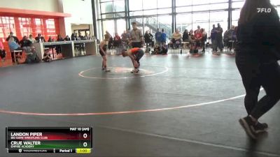 B-22 lbs Quarterfinal - Crue Walter, Empire Academy vs Landon Piper, Big Game Wrestling Club