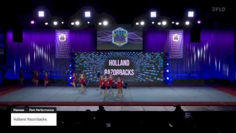 Holland Razorbacks [2022 Peewee Pom Performance] 2022 Pop Warner National Cheer & Dance Championship