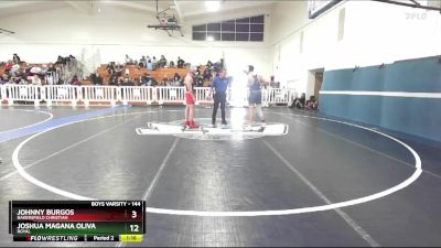 144 lbs Champ. Round 3 - Conner Ferreira, Tulare Western vs Levi Landeros, Monache