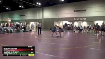 115 lbs Round 3 (16 Team) - Evelyn Kramer, Iowa Minion Nation vs Justice Anthony, Charlie`s Angels-WV