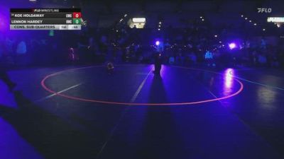 53 lbs Cons. Sub-quarters - Koe Holdaway, Champions Wrestling Club vs Lennon Hardey, Roy Wrestling Club