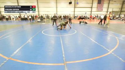 165 lbs Consi Of 16 #1 - Brooklyn Bittner, CA vs Chelsea Gipson, OH
