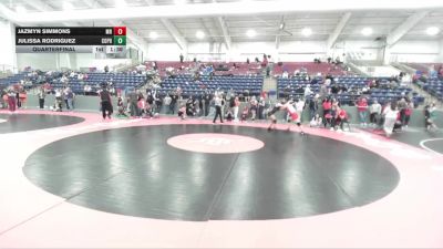 155 lbs Quarterfinal - Julissa Rodriguez, Copper Hills vs Jazmyn Simmons, Mountain Ridge