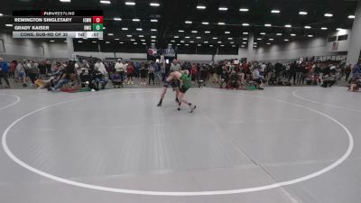 126 lbs Cons. Sub-rd Of 32 - Grady Kaiser, D3 Wrestling Club vs Remington Singletary, Icon Wrestling
