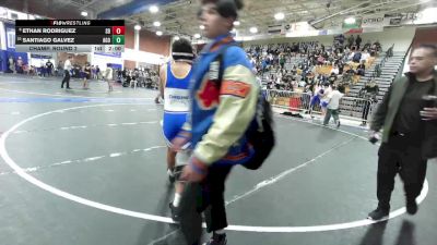 113 lbs Champ. Round 2 - Santiago Galvez, Agoura vs Ethan Rodriguez, San Dimas