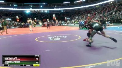 157-2A Champ. Round 1 - Jaden Gardner, Lyons vs Ian Wallace, North Fork High School