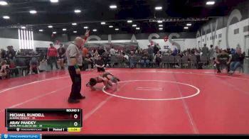 75 lbs Round 3 (8 Team) - Michael Rundell, Illinois Menace vs Arav PANDEY, Elite Ath Club DZ (IN)