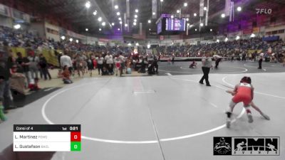 50 lbs Consi Of 4 - Liam Martinez, Pomona Elite vs Landon Gustafson, Badlands Elite