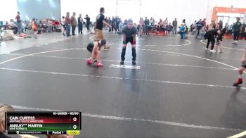 85/90 Round 3 - Ansley** Martin, Dixie Hornets vs Cain Curtiss, Eastside Youth Wrestling