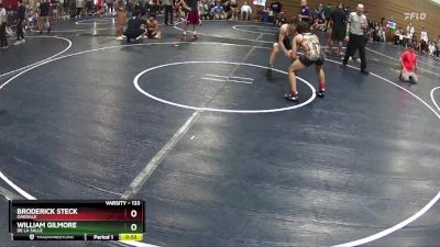 133 lbs Cons. Round 2 - Broderick Steck, Oakdale vs William Gilmore, De La Salle