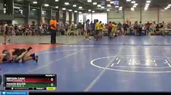 84 lbs Round 4 (6 Team) - Mason Bauer, East Coast Elite vs Bryson Cash, Virginia Hammers
