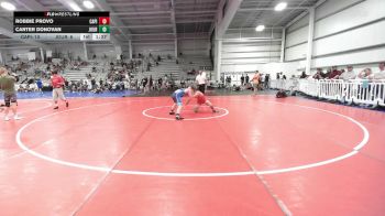 132 lbs Rr Rnd 3 - Robbie Provo, Capital City Wrestling Club vs Carter Donovan, Journeymen Wrestling Blue