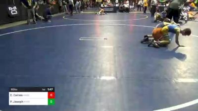 85 lbs Round Of 16 - CJ Caines, Hanover vs Parker Joseph, Mars