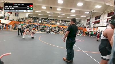 84 lbs Cons. Semi - Paele Rapp, Powell Middle School vs Santiago Piplica, Riverton Middle School