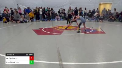 66 lbs Consi Of 4 - Weston Cipriani, Pittsburgh vs Lincoln Johnson, York