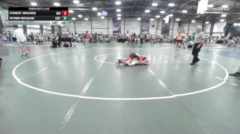 80 lbs Rr Rnd 3 - Forest Brooks, Indiana Outlaws Maroon vs Ryker McDade, Central PA