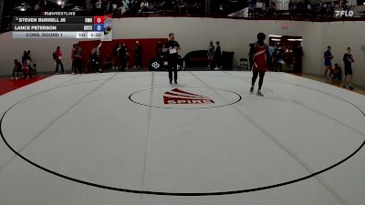 97 kg Cons. Round 1 - Steven Burrell Jr, Cavalier Wrestling Club vs Lance Peterson, Charleston Regional Training Center