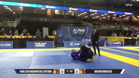 Mathew Brian Sieg vs Ryan Lloyd Marapao Dela Victoria 2026 Pan Jiu Jitsu IBJJF Championship