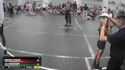 45 lbs Round 6 (8 Team) - Grayson McConnell, Pedraza Wrestling vs Hunter Autin, Backyard Brawlers Red