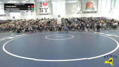 61 lbs Semifinal - Caleb Smith, Club Not Listed vs Theo Monacelli, Falconer Youth Wrestling