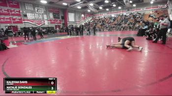190 lbs Quarterfinal - Kaleiyah Davis, Colony vs Natalie Gonzales, Victor Valley