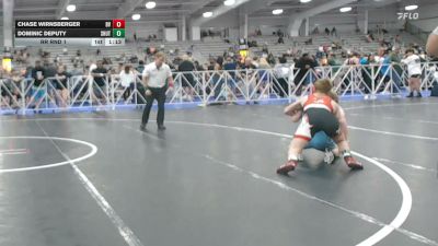 132 lbs Rr Rnd 1 - Chase Wirnsberger, Buffalo Valley Black - HSB vs Dominic Deputy, Team Shutt Rioux - HSB