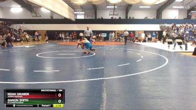 184 lbs Quarterfinal - Noah Graber, Johns Hopkins vs Ganon Smith, Elizabethtown