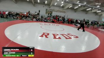 120 lbs Champ. Round 3 - Johnny Escalera, Northglenn vs Cody Tanner, Broomfield