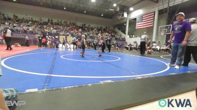 37-40 lbs Rr Rnd 2 - Kennedy Hunter, Buck Pride Wrestling vs Pyper Patterson, Pawnee Wrestling Club
