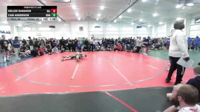 175 lbs Quarterfinal - Paris Reeves, Killer Elite 1-MS vs Aaron Derr, Donahue Wrestling Academy - MS