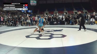 190 lbs Champ. Rd Of 128 - Nathan Murphy, Michigan vs Caden Grenier, Minnesota