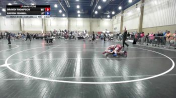 132 lbs Consi Of 16 #2 - Draven Thompson, Winter Haven Wrestling Club vs Easton Fennell, Lost Tribe