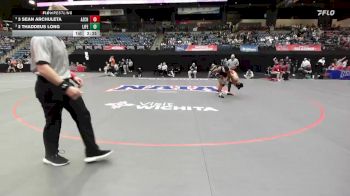 133 lbs Semifinal - 3 Sean Archuleta, Arizona Christian vs 2 Thaddeus Long, Life
